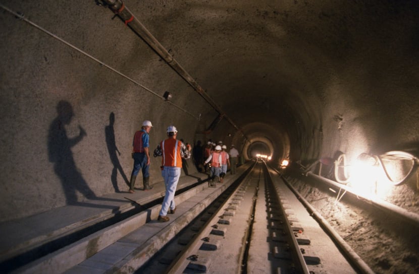 DART gave Knox-Henderson area residents a tour  of the subway tunnel back in 1996.