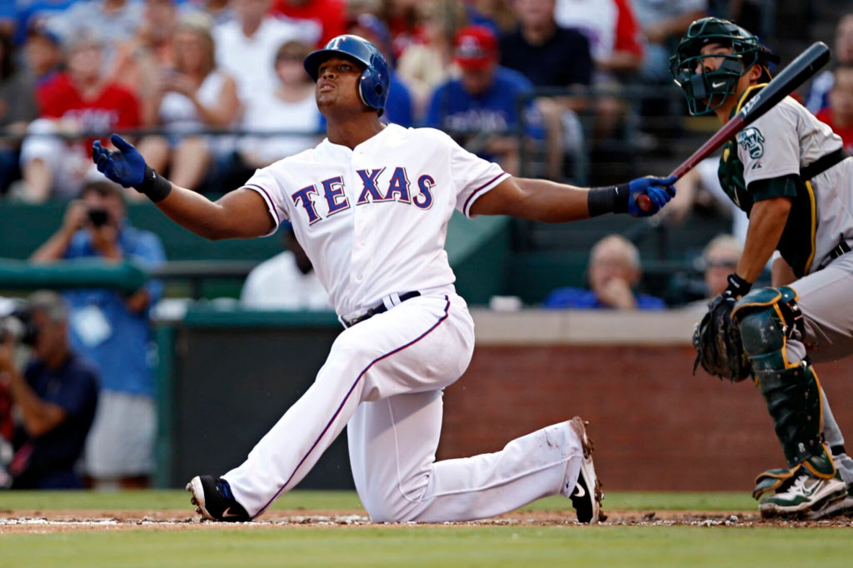 Beltre slam 1 of 4 Texas homers in win over Boston - The San Diego