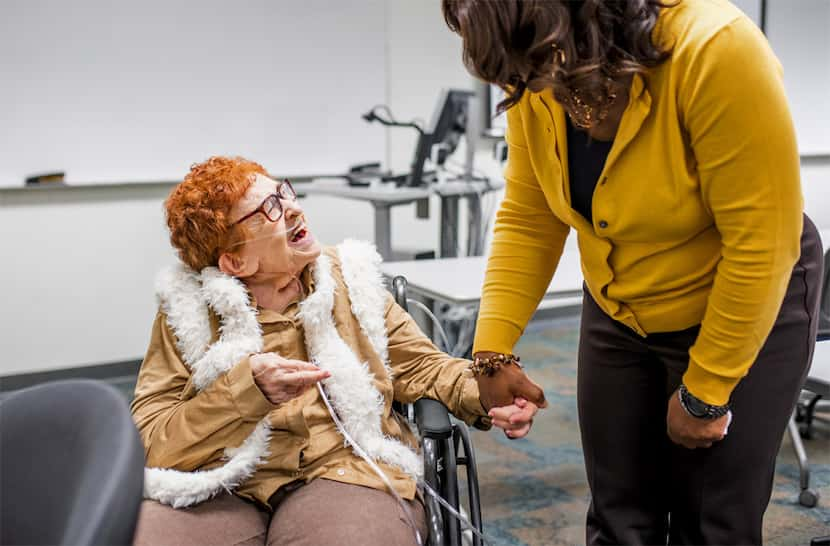 Janet Fein (left) with her longtime academic advisor Sheila Rollerson. 