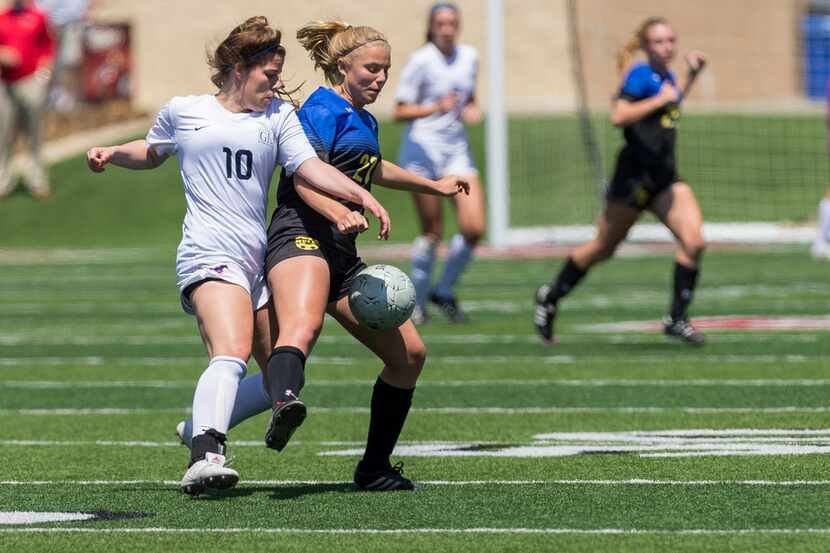 Grapevine's Ashton Wright (10) has been among the area leaders in goals and assists for a...