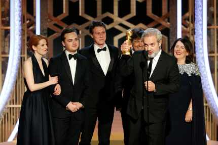 Sam Mendes en su discurso de aceptación del Globo de Oro 2020 por mejor película de drama...