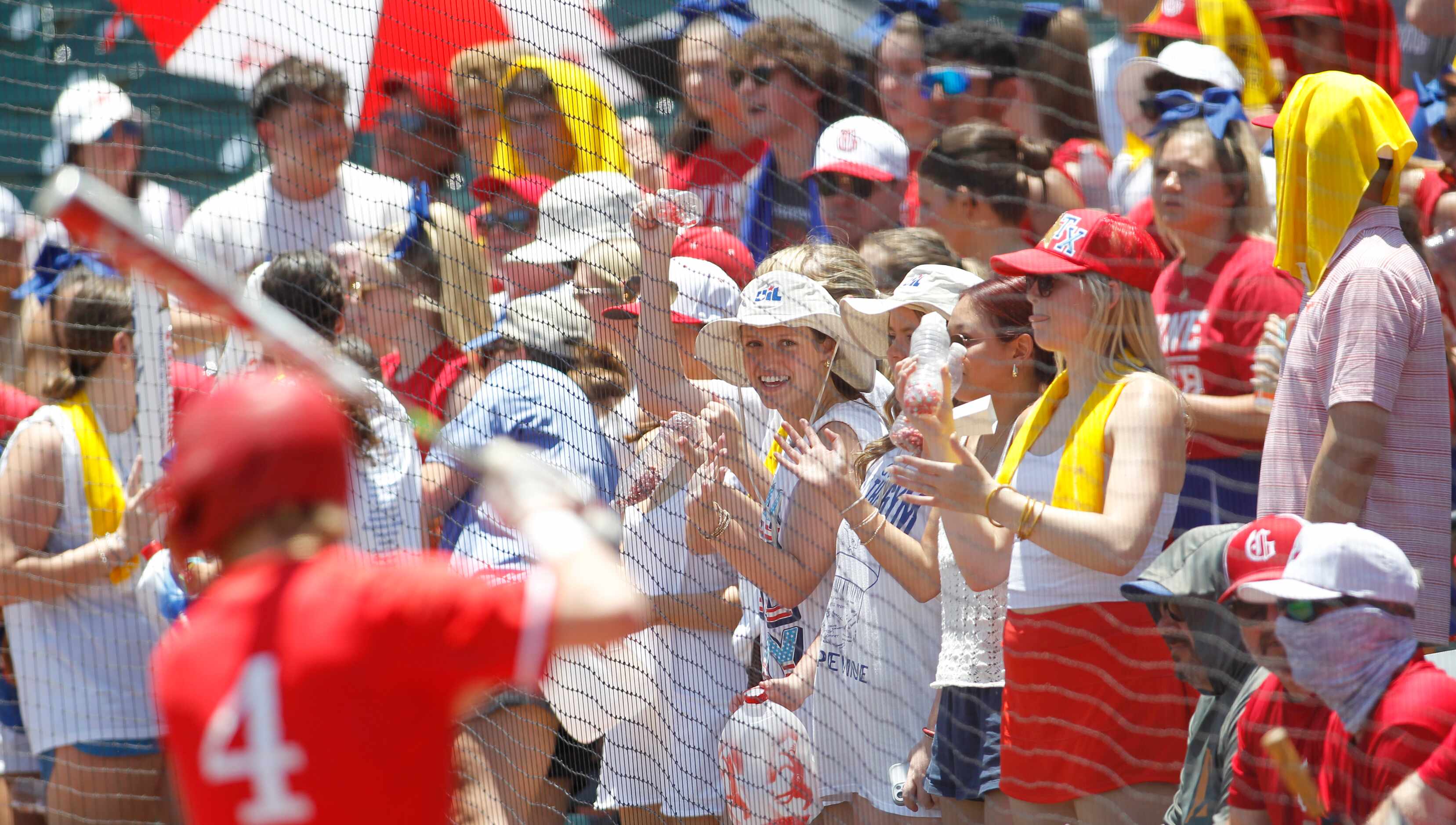 A spirited crowd of Grapevine fans made their presence known during the first inning of...