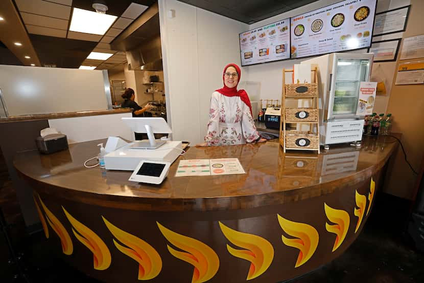 Sawsan Abublan, founder and CEO of Shawarma Press, opened her shop in downtown Dallas...