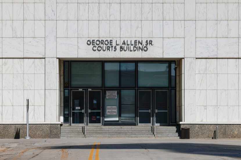 The George Allen Courts Building pictured in Dallas, Sunday, Feb. 5, 2023.