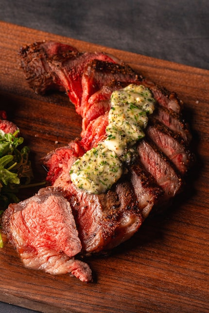 One of the priciest items on Paparazzi Chophouse's menu is the 40-ounce porterhouse served...