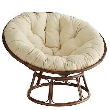 
Handcrafted of natural rattan, the legendary papasan chair is not only comfortable but...