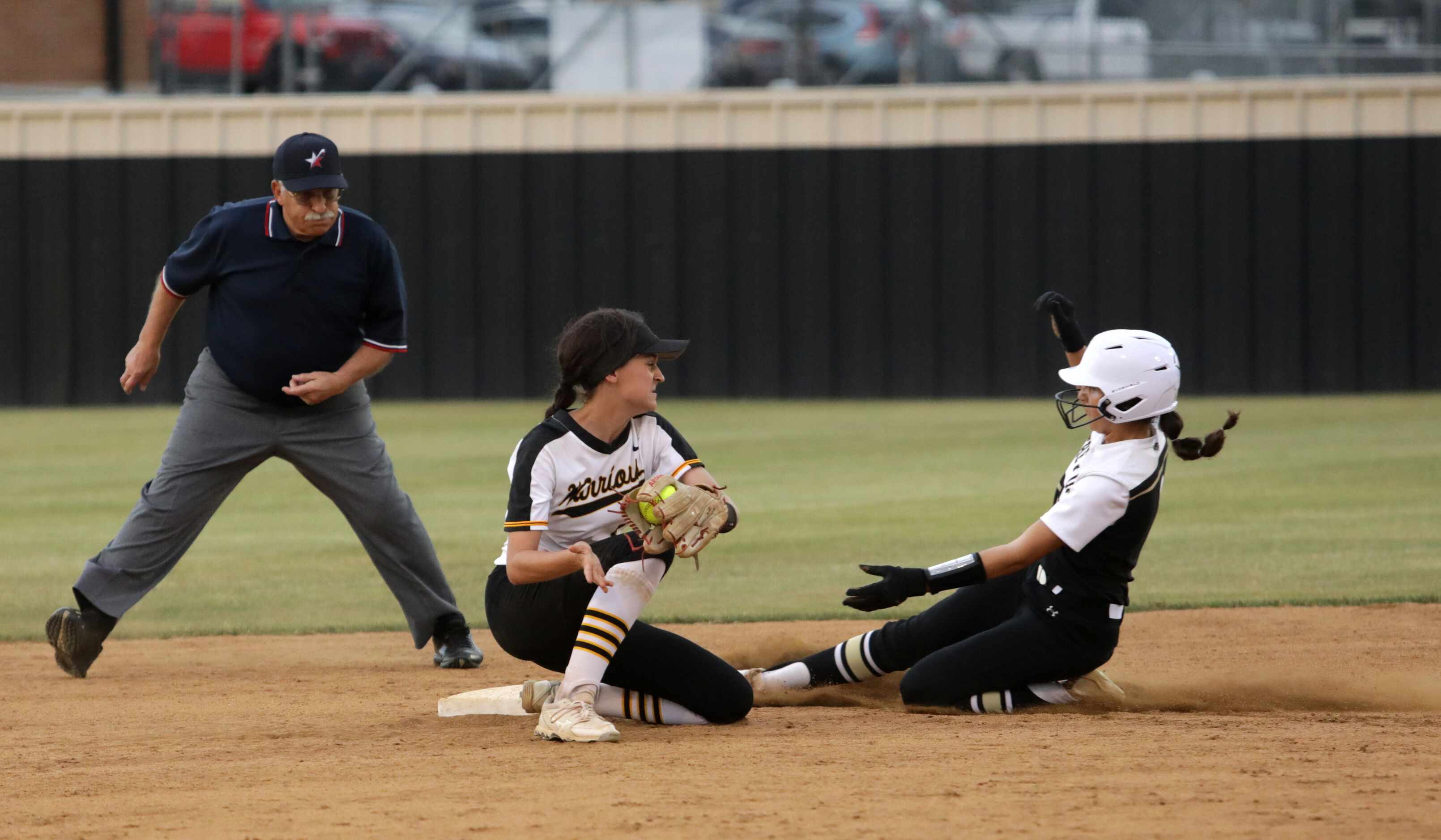 Frisco Memorial High School #9, Avery Cannon, takes out The Colony High School #7, Sabrina...