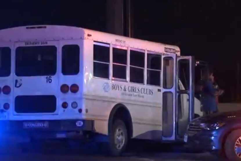 A bus from the Boys & Girls Clubs of Greater Fort Worth was involved in a crash that injured...