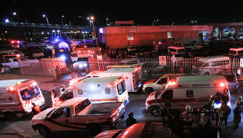 El incendio en un centro de migrantes en la ciudad fronteriza de Ciudad Juárez ocurrió luego...