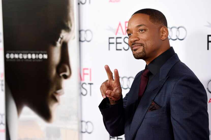 Will Smith, star of "Concussion," poses at the world premiere gala screening of the film...