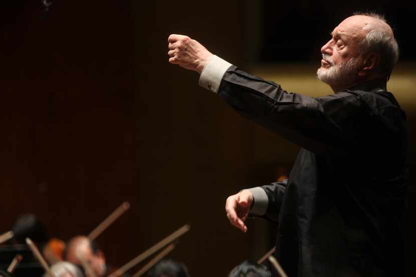 FILE  Kurt Masur leads the New York Philharmonic in Beethovens Symphony No. 1 in C Major at...