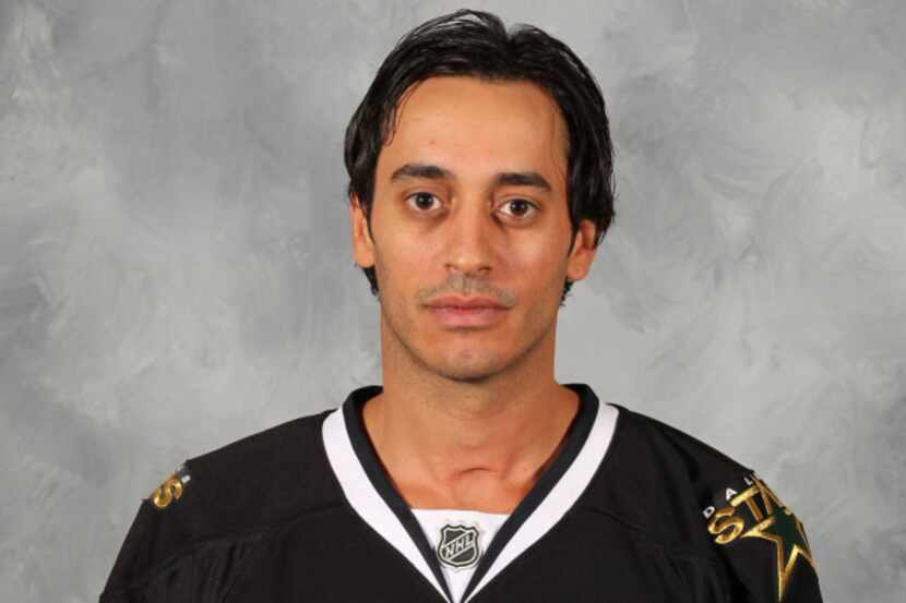 The official 2011-12 headshot of Dallas Stars center Mike Ribeiro. He is on trial in Texas...