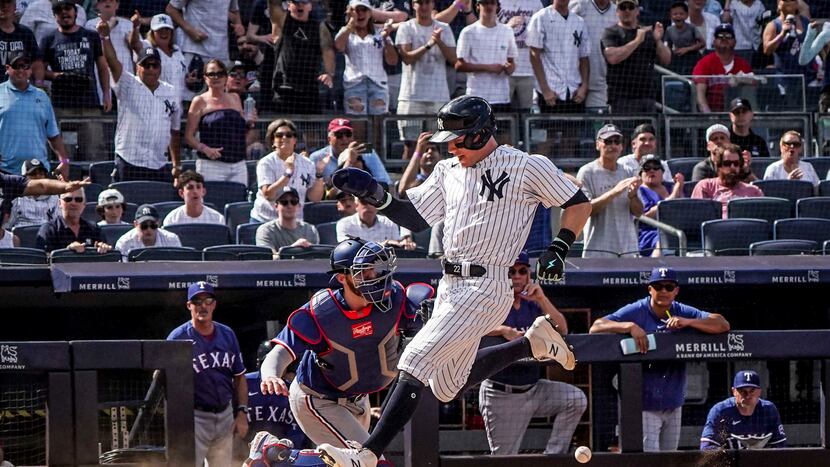 Josh Donaldson New York Yankees Game-Used Baseball vs. Oakland Athletics on June 27 2022 - 2 Rbi Double