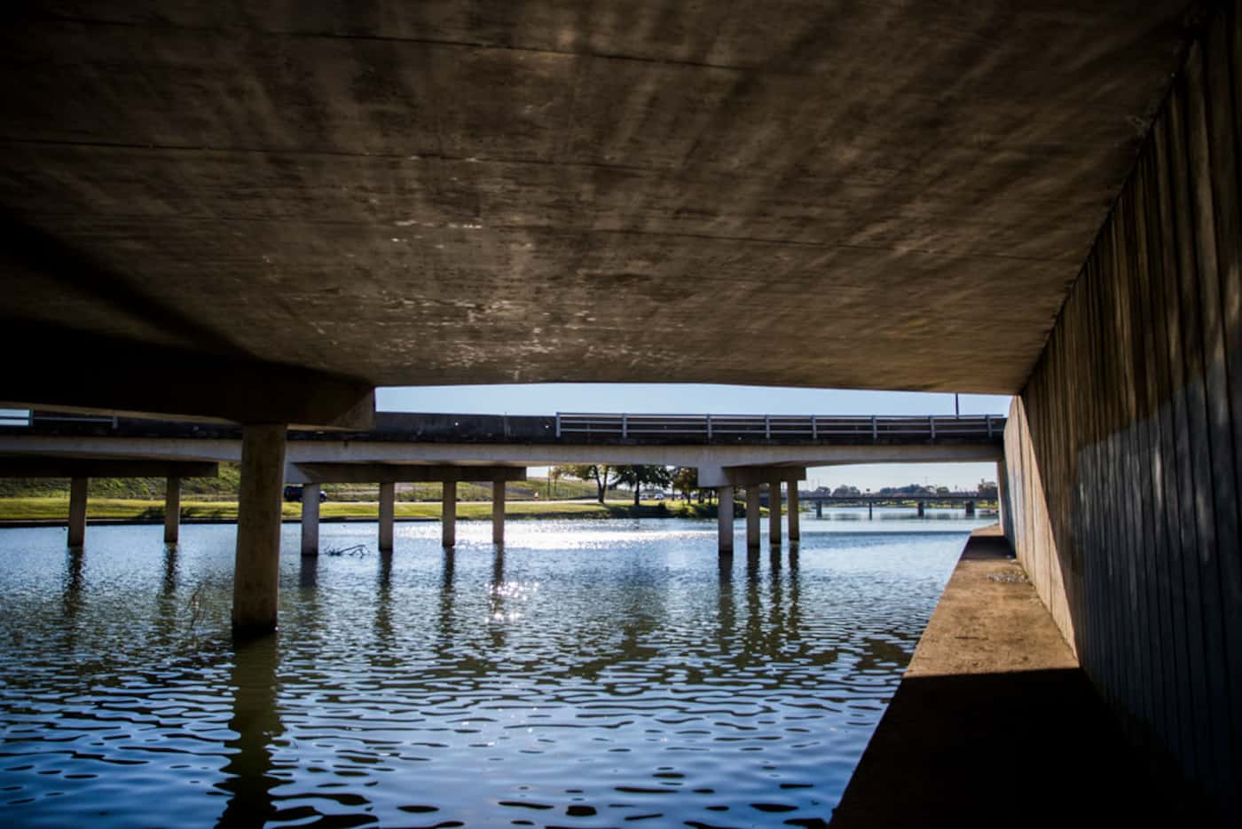 This is the pathway beneath Lemmon Avenue now.