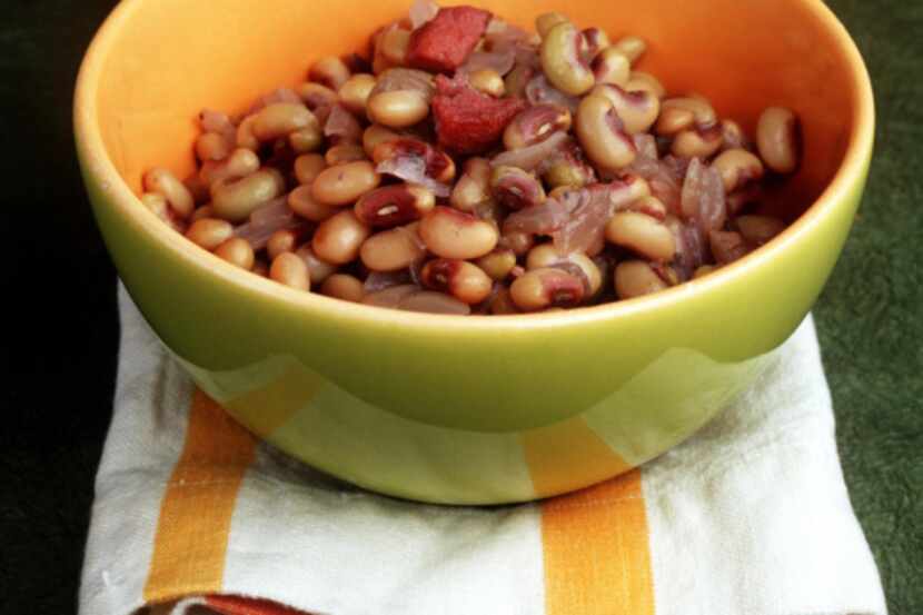 With New Year's Day approaching, a bowl of black-eyed peas beckons.