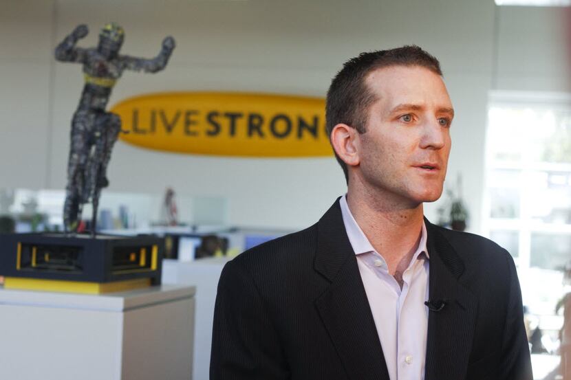 Livestrong CEO and president Doug Ulman discusses the future of the organization, Wednesday,...