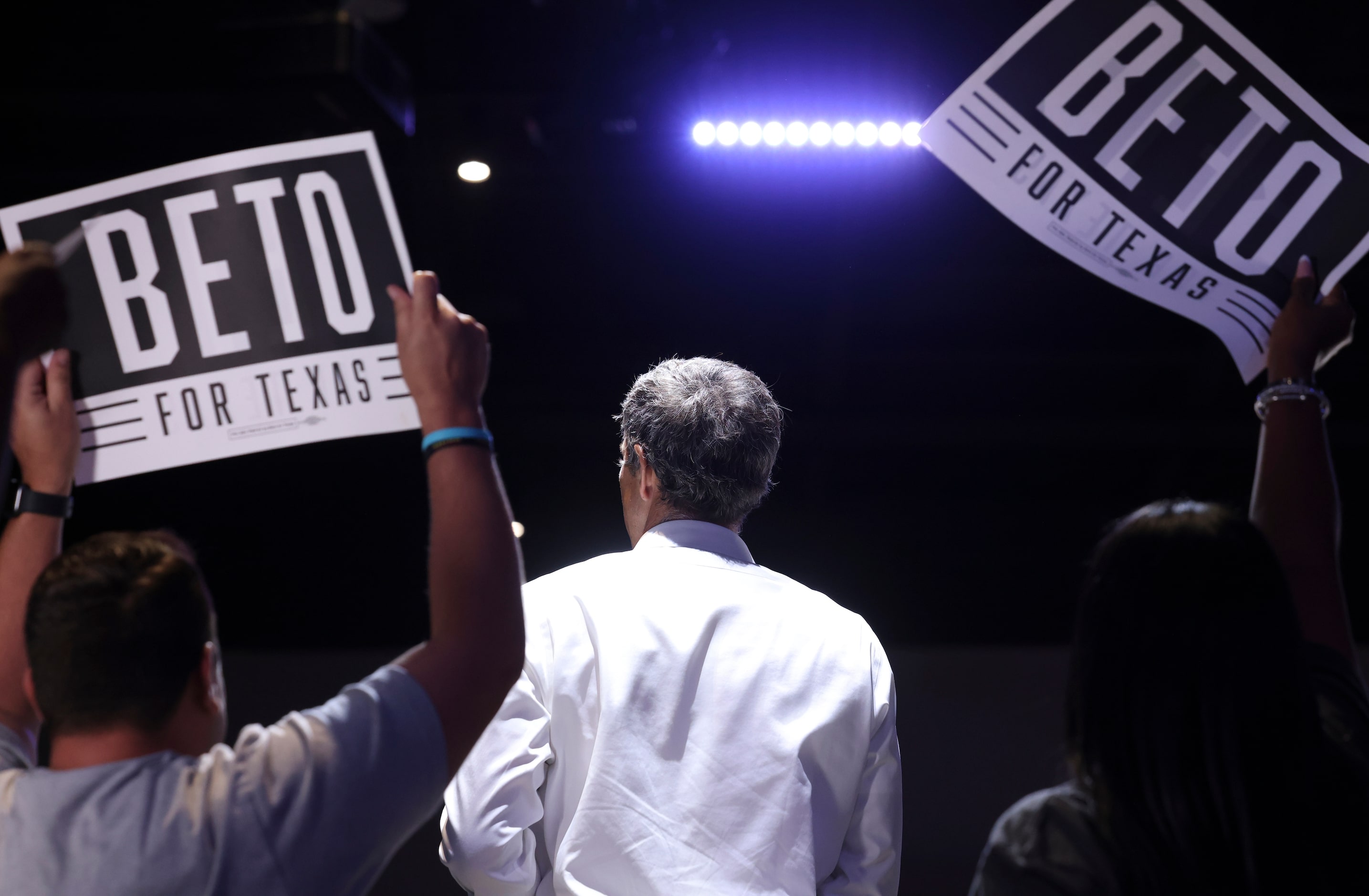 Democratic Governor Candidate Beto O'Rourke speaks Saturday, August 20, 2022 at Disciple...