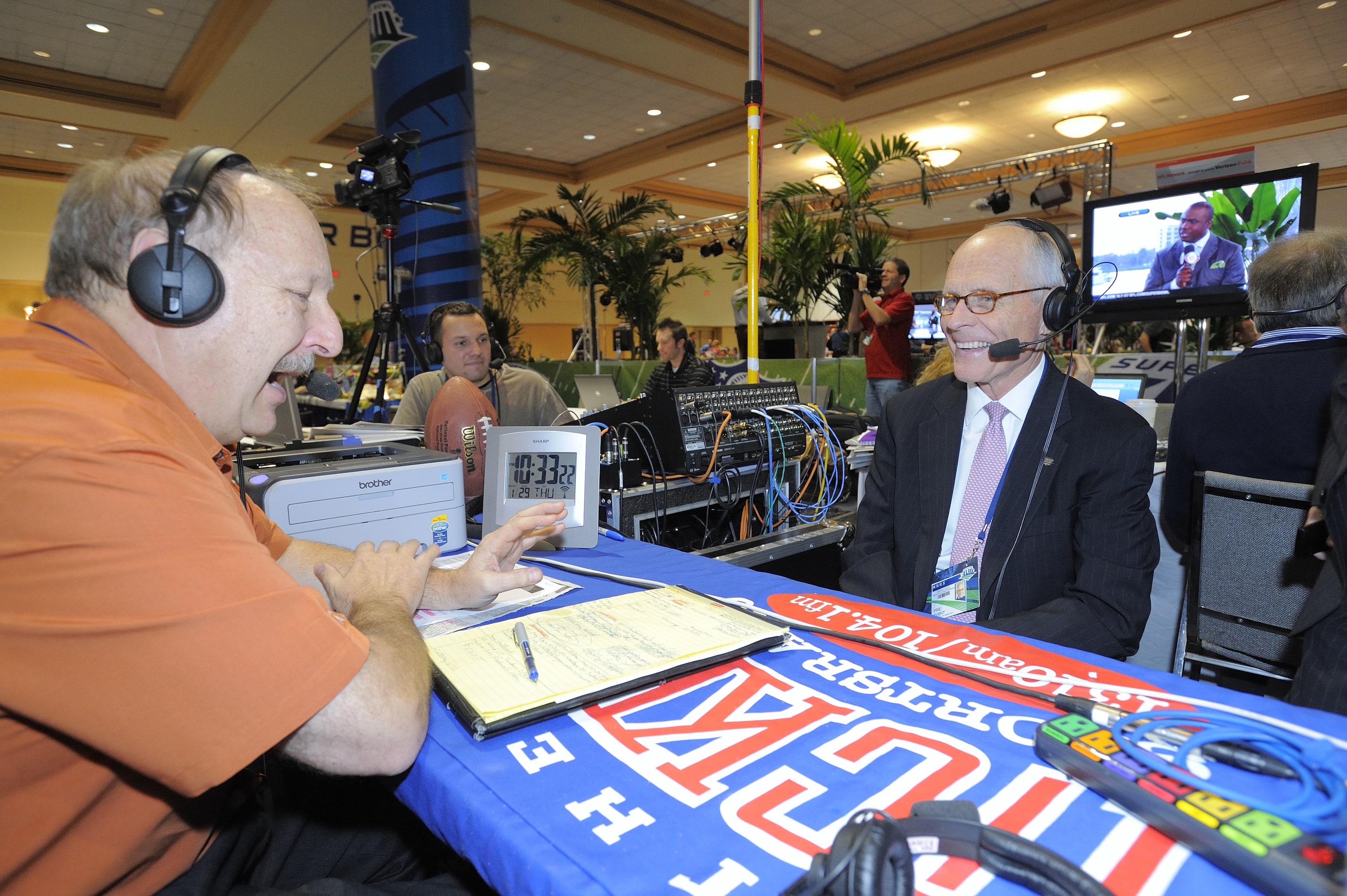 © 2009 Scott A. Miller
__
Caption: Norm Hitzges interviews Bill Lively on Radio Row at this...