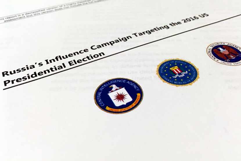 A part of the declassified version Intelligence Community Assessment on Russia's efforts to...