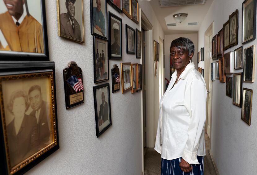 Gloria Johnson is shown in her Gilbert-Emory home. Johnson constantly receives phone calls...