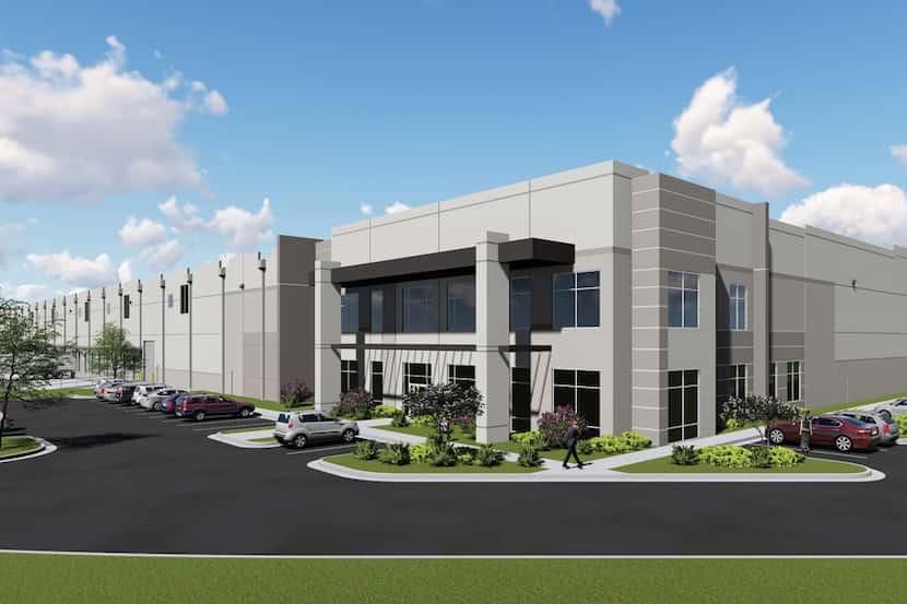 The McKinney Logistics Center is planned for four industrial buildings
