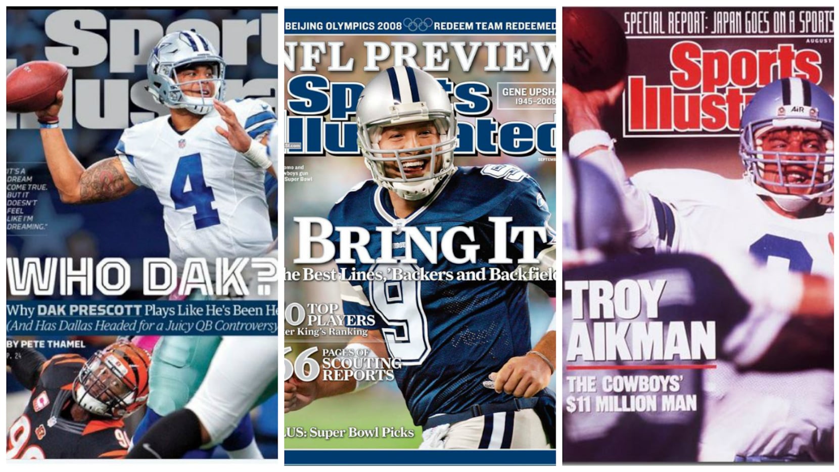 Who Dak? Prescott becomes 7th Cowboys QB on Sports Illustrated
