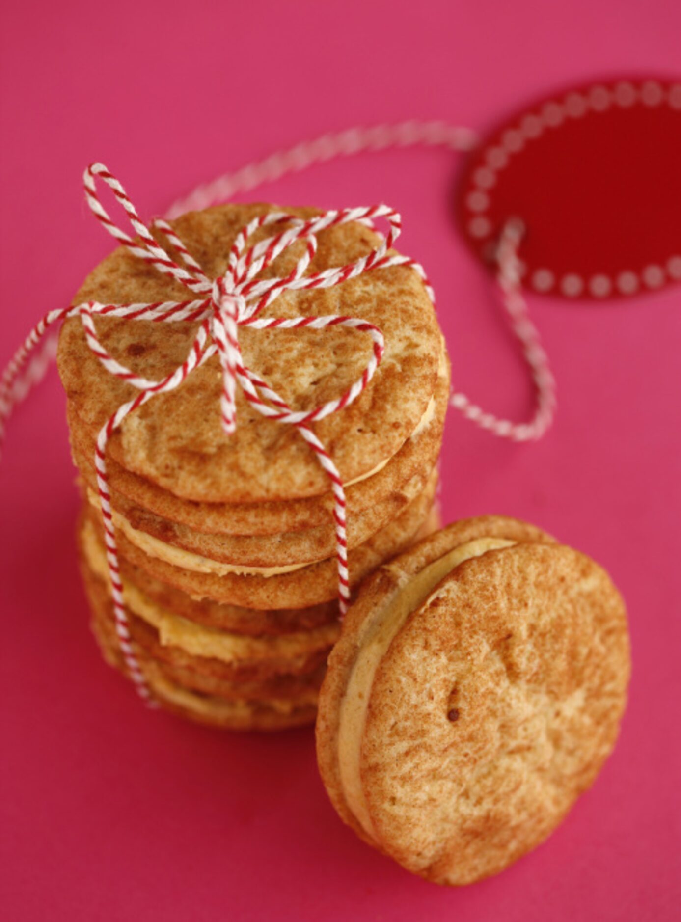 First place in the Decadent category: Pumpkin-Filled Snickerdoodle Sandwich Cookies, by...