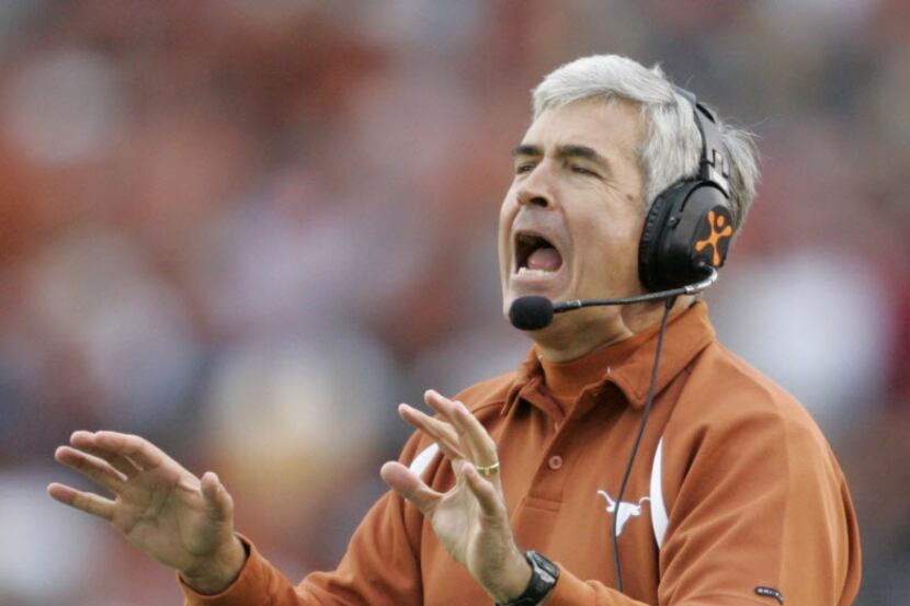 Texas new defensive coordinator Greg Robinson (above) will replace Manny Diaz after Diaz was...