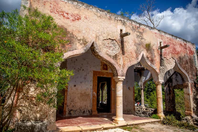 The Cenote Hacienda Mucuyche includes a tour through what remains of a historic hacienda.