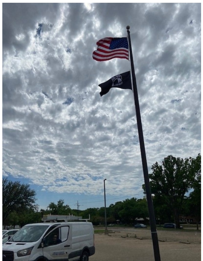 Mission accomplished. Lisa Neidinger's quest to remove our flag that was still there ended...