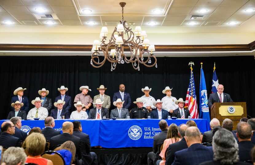 Eighteen Texas sheriffs sign new 287(g) agreements from U.S. Immigration and Customs...