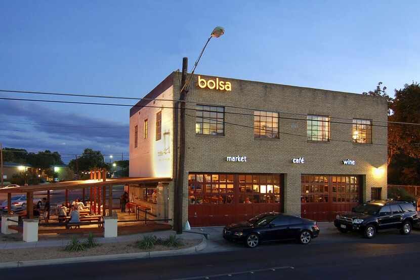 Bolsa, in the Bishop Arts District, after its redesign as a restaurant.