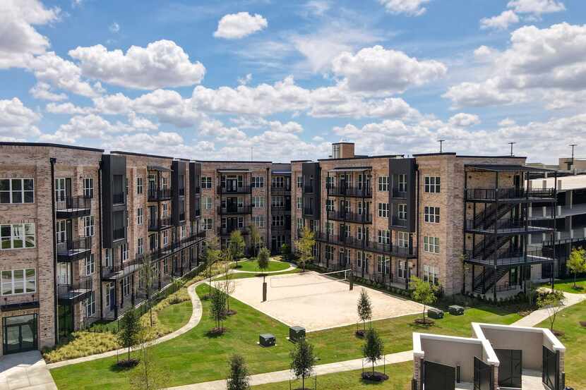 Billingsley Co.'s new Wallis & Baker apartments are off State Highway 121 in Grapevine.