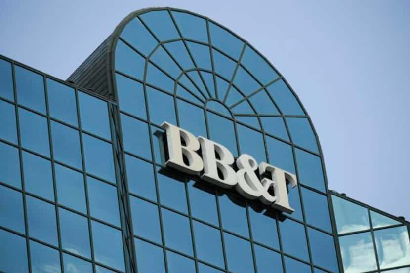 
A BB&T logo hangs atop the BB&T Corp. headquarters building in Winston-Salem, North Carolina.
