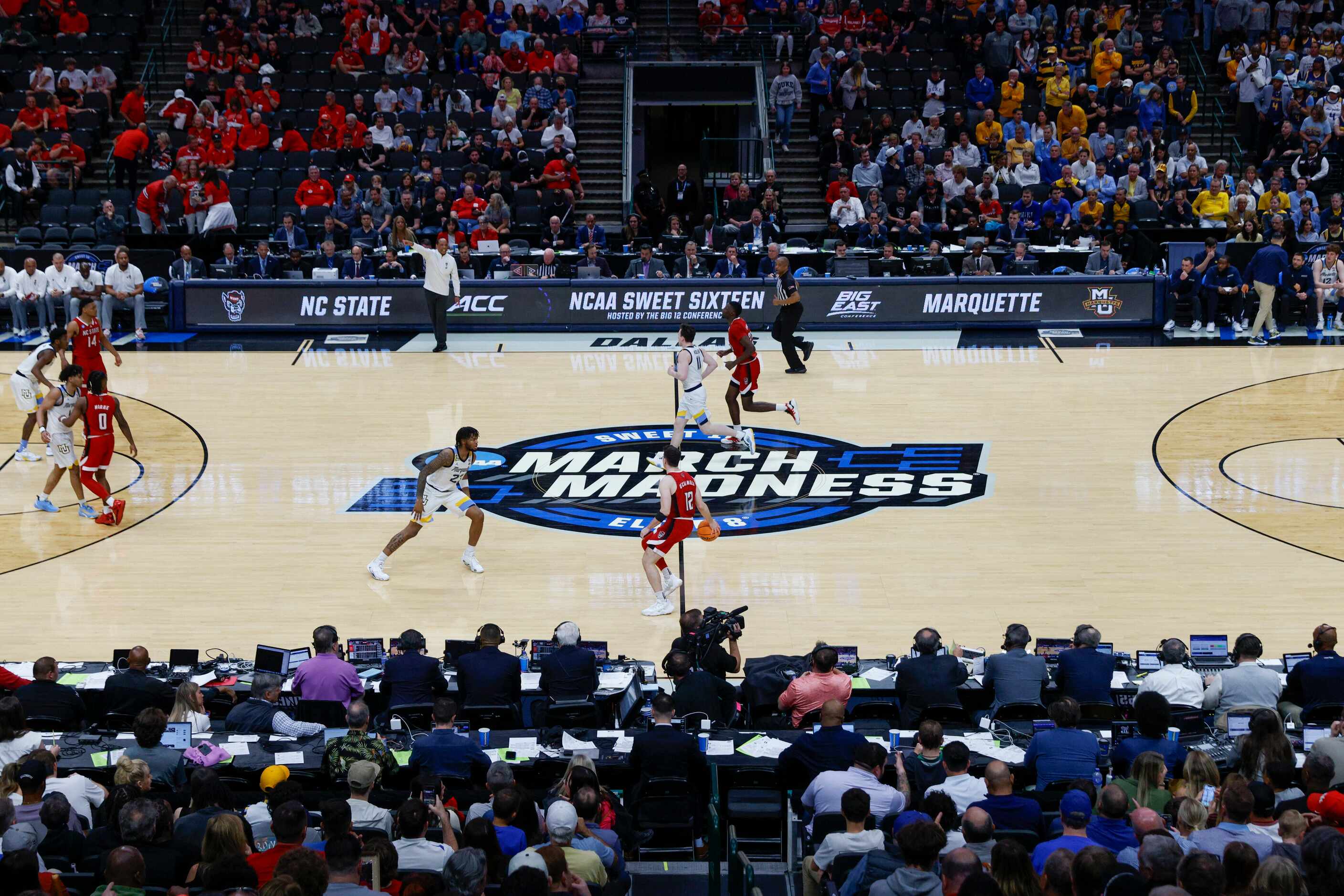 Marquette plays North Carolina State during the second half of an NCAA Men’s Sweet 16...