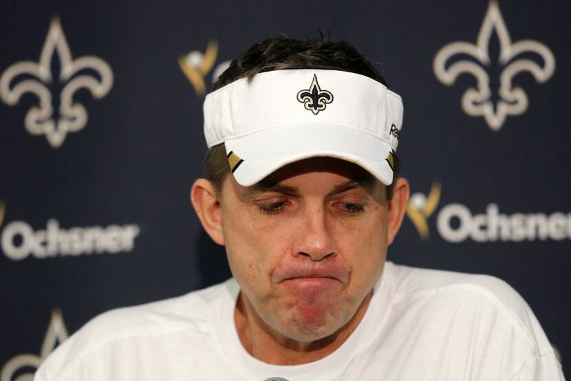 In this Jan. 17, 2012, file photo, New Orleans Saints head coach Sean Payton during his...