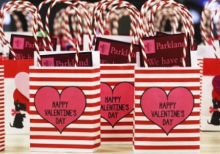  Nurses planned to hand out Valentine's cards and gifts for every patient in the Parkland...