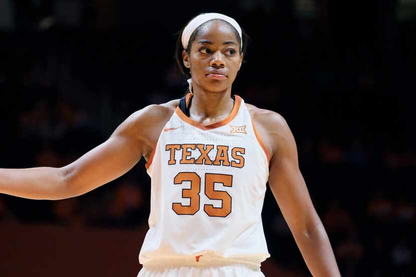 Texas forward Charli Collier (35) during an NCAA women's basketball game against Tennessee...