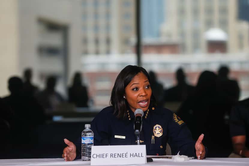Dallas Police Chief U. Reneé Hall  has faced intense questions this year, both regarding the...