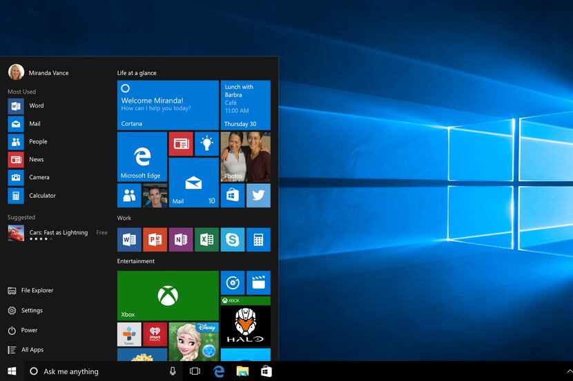 A screenshot from Windows 10