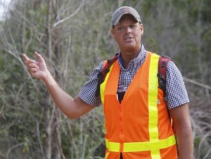  Ben Sandifer in 2014, trying to protect the Great Trinity Golf Forest from the golf course...