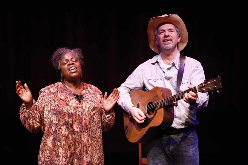 'Texas in Paris,' starring Lillias White and Scott Wakefield, will be presented at the...