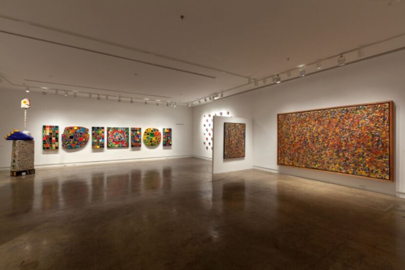 Beyond Abstraction, installation view Artists Present: David McCullough, Michael Tichansky...