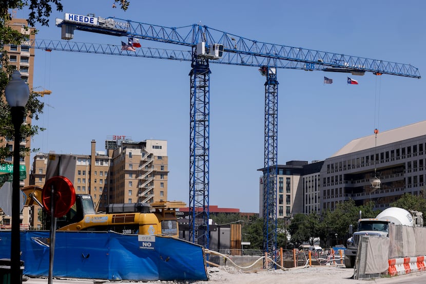 Construction starts in D-FW for new offices, warehouses and apartments are slowing because...