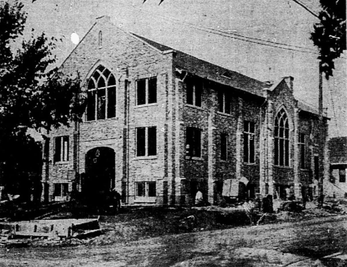 The church as it looked when it opened in 1926 as the Junius Height Congregational Church in...