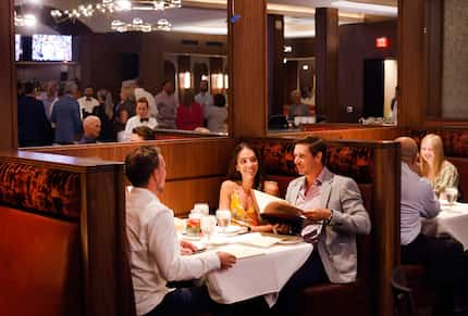 A view of the main dining room at Bob's Steak & Chop House in McKinney