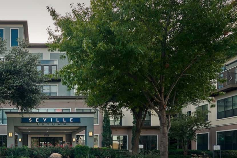 The Seville apartments are located a block off Maple Avenue in Dallas' Uptown district.