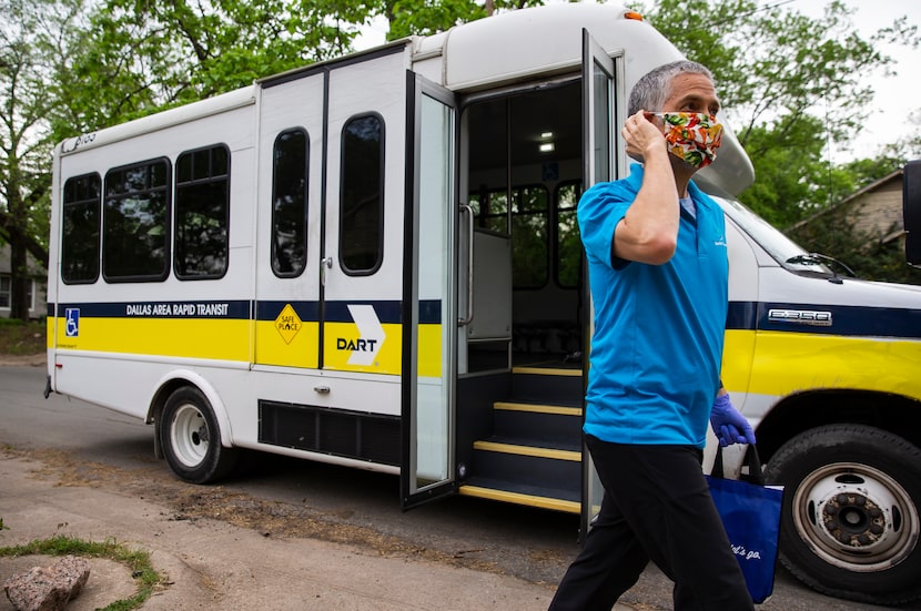 DART has used some of its vehicles to deliver meals to the elderly and Dallas ISD students.