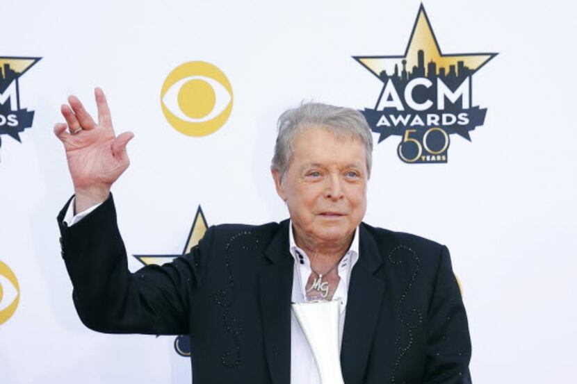 Mickey Gilley on the red carpet before the 2015 Academy of Country Music Awards Sunday,...