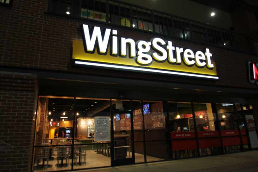The exterior of the new stand-alone Wingstreet location in Denton.